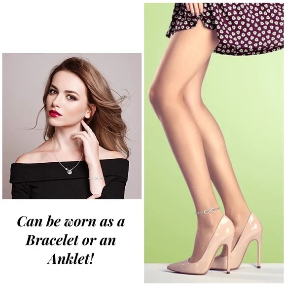 Glam Crystal Infinity Bracelet - Picture 4 of 16